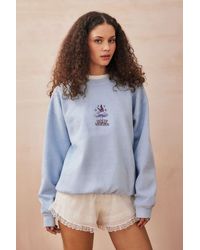 Urban Outfitters - Uo Mushroom Embroidered Sweatshirt - Lyst