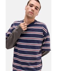 iets frans... - Stripe Double Layer Long Sleeve T-shirt - Lyst