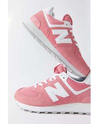 New Balance Rubber 574 All Day Rose | Lyst