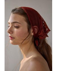 Urban Outfitters - Sheer Floral Lace Headscarf - Lyst