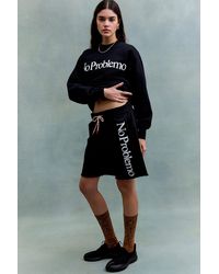 No Problemo - Black Logo Shorts - Lyst
