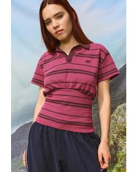 iets frans... - Cinch Waist Polo Shirt Xs At Urban Outfitters - Lyst