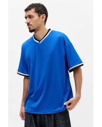 United Athle - Blue Mesh T-shirt - Lyst