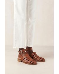 Alohas - Perry Leather Fisherman Sandal - Lyst