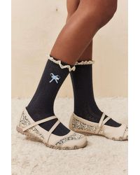 Urban Outfitters - Out From Under Pointelle Socks - Lyst