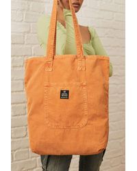 Urban Outfitters Uo Corduroy Pocket Tote Bag - Orange