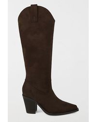 MIA - Mia Messini Suede Tall Western Boot - Lyst