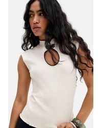 Silence + Noise - Silence + Noise Keyhole Ponte Top - Lyst