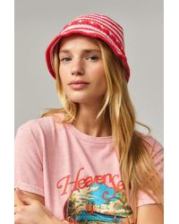 Urban Outfitters - Uo Stripe Knit Bucket Hat - Lyst