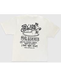 Stussy - Pool Service Pigment Dyed Tee - Lyst