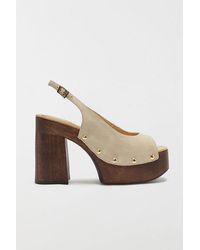 SCHUTZ SHOES - Rose Sling Clog Sandal - Lyst