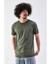 BDG - Green Raw Slub T-shirt - Lyst