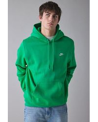 Nike - Club Logo Fleece Pullover Hoodie Sweatshirt - Lyst
