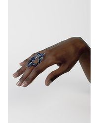 rain and rivers - Handmade Angel Tears Glass Ring - Lyst