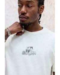 Urban Outfitters - Uo White Japan Castle T-shirt - Lyst