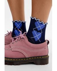Out From Under - Argyle Ankle Socks - Lyst