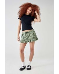 BDG - Lily Cargo Mini Skirt - Lyst