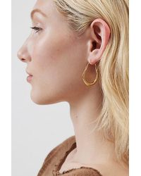 Urban Outfitters - Classic Oblong Hoop Earring - Lyst