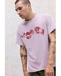 Urban Outfitters - Uo Pink Strawberry T-shirt - Lyst