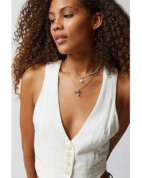 Urban Outfitters - Margot Delicate Pearl Layering Necklace - Lyst