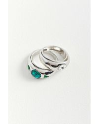 Urban Outfitters Gem Ring - Green