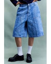 Carhartt - Snake Print Double Knee Nixon Shorts - Lyst