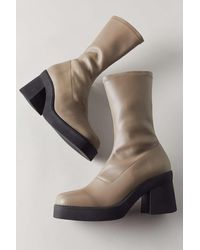 E8 By Miista Noely Stretch Boot - Brown