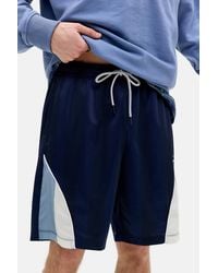 Umbro - Baritone Blue Panel Shorts - Lyst
