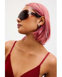 Urban Outfitters - Uo Gabriella Shield Sunglasses - Lyst