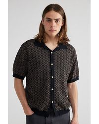 Rolla's - Bowler Pattern Knit Short Sleeve Shirt Top - Lyst