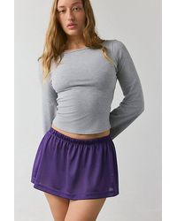 Vintage & ReMADE by UO - Remade By Uo Football Jersey Low-Rise Micro Mini Skirt - Lyst