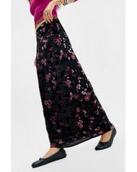 Motel - Nirbana Devore Maxi Skirt - Lyst