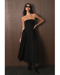 WeWoreWhat - Strapless Corset Ruched Dress - Lyst