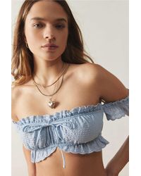 Out From Under - Picnic Off-the-shoulder Top - Lyst