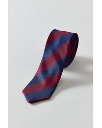 Urban Outfitters - Stripe Pattern Wide Neck Tie - Lyst