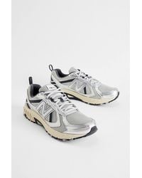 New Balance - Silver 410v5 Trainers Shoe Uk 8 At Urban Outfitters - Lyst