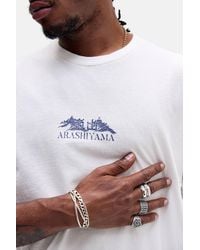 Urban Outfitters - Uo White Arashiyama T-shirt - Lyst