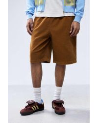 Santa Cruz - Uo Exclusive Brown Resident Shorts - Lyst