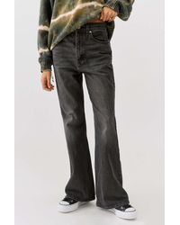 Levi's '70s High Waist Flare Jeans in Black | Lyst