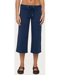 Edikted - Zanele Side Stripe Capri Sweatpants - Lyst