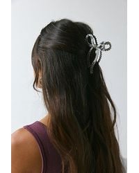 Urban Outfitters - Juliette Metal Hair Bow Claw Clip - Lyst