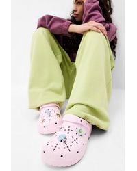Crocs™ - Pink Classic Floral Clogs - Lyst