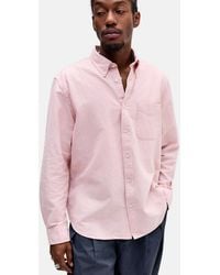 Urban Outfitters - Uo Rose Long Sleeve Relaxed Oxford Shirt - Lyst