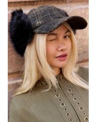 BDG - Check Faux Fur Trapper Hat - Lyst