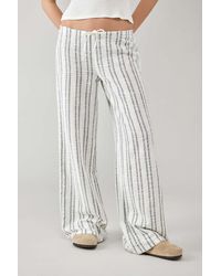BDG - Hazel Striped Linen Trousers - Lyst