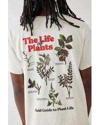 Urban Outfitters - Uo White The Life Of Plants Tee - Lyst
