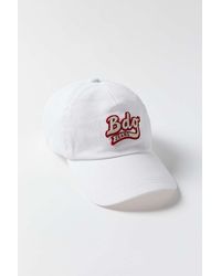 BDG Varsity Baseball Hat - White