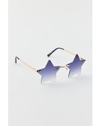 Urban Outfitters - Ziggy Rimless Star-Shaped Sunglasses - Lyst