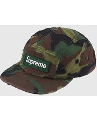 Supreme - Layered Camo Camp Cap - Lyst