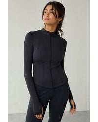 Out From Under - Fuseform Seamed Slim Zip-Up Jacket - Lyst